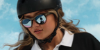 British-Japanese skateboarder and surfer Sky Brown was seen wearing brown Oakley Meta Hstn OW8002 06 Prizm Polarised Smart Glasses in Oakley Super Bowl 2026 commercial.