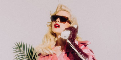 Pop artist Slayyyter was seen wearing brown Thierry Lasry Klassy 920 sunglasses in a Schon Magazine feature, February 2024.