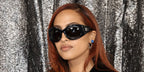Swedish-Iranian singer-songwriter Snoh Aalegra was seen wearing black Balenciaga BB0189S 001 round sunglasses at the World Premiere of "Renaissance: A Film By Beyoncé"