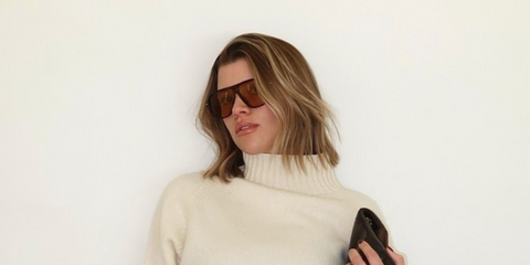 Sofia Richie wears Tom Ford Guillaume TF1208 53E Sunglasses