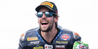 Italian motorcycle racer Stefano Manzi was seen wearing dark blue Oakley Lateralis OO9431 03 Prizm Polarised sunglasses as he won the 2025 Supersport World Championship.