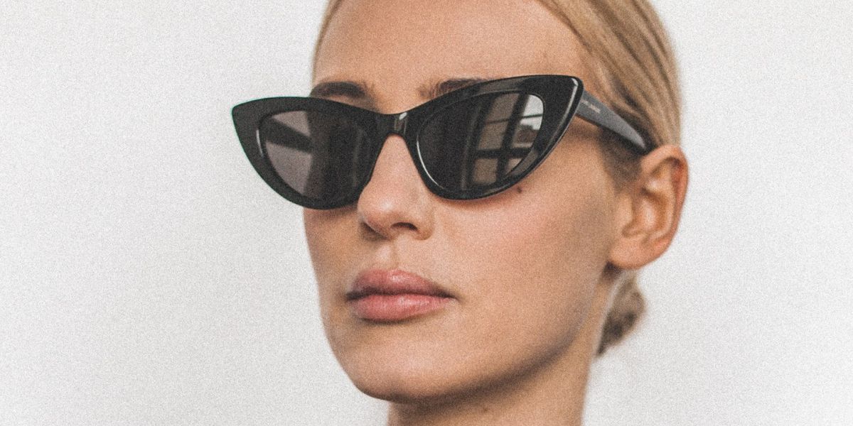 saint laurent lily sunglasses white Saint Laurent Black SL 213 Lily Sunglasses