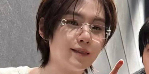 SUGA of BTS was seen wearing silver Cartier CT0563O 002 rimless optical glasses in a social media post.