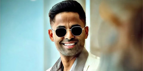 Indian cricketer and captain of India National Cricket Team Suryakumar Yadav was seen wearing gold Cartier CT0500S 001 sunglasses in his Twitter / X post, January 2026.