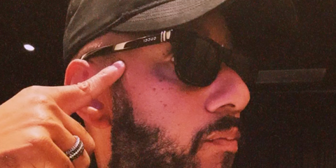 Swizz Beatz wears Gucci GG1671S 005 square sunglasses in his Instagram post