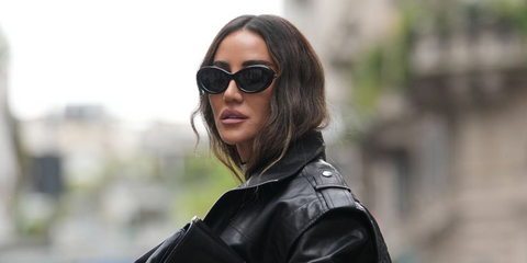 Tamara Kalinic was seen wearing black Dolce&Gabbana DG4519 501/8 cat eye sunglasses at the Dolce & Gabbana Spring/Summer 2026 fashion show during Milan Fashion Week. Shop online now on Pretavoir