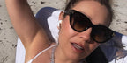 Mexican singer Thalia Sodi was seen wearing black Tom Ford Icon Collection TF1252 01B cat eye sunglasses in her Instagram post.