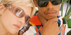 British model Tigerlily Taylor was seen wearing transparent peach Prada PR A14S 19Q10D sunglasses in her Instagram post