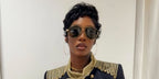 Tiwa Savage was seen wearing gold Bottega Veneta BV1305S 007 Sardine aviator sunglasses in her Instagram post, June 2026.