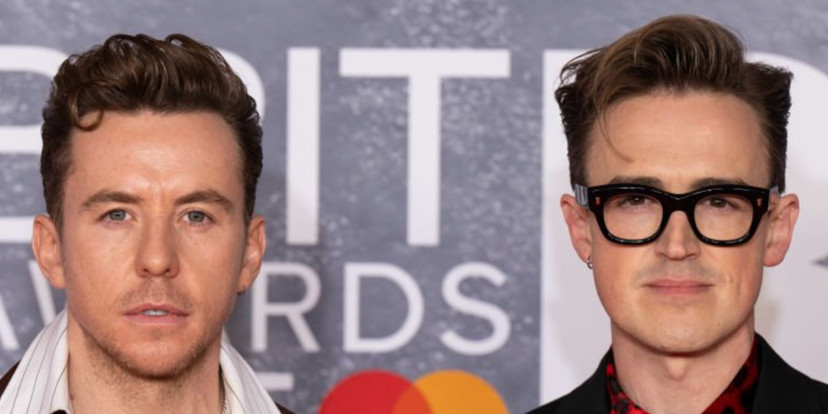 Tom Fletcher of McFly was seen wearing Cutler and Gross 9261 01 Black optical glasses to attend the 2025 Brit Awards