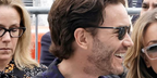 Actor Tom Pelphrey was seen wearing matte black Ray-Ban RB 3686 186/31 sunglasses. Shop online now on Pretavoir