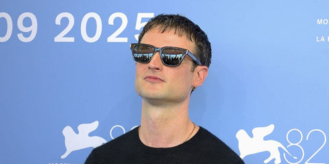 Tom Sturridge was seen wearing black Saint Laurent Sun SL 790 001 sunglasses at the Venice Film Festival 2025. Shop online now on Pretavoir