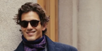 Turkish-German model and internet personality Tony Ozkan was seen wearing black Polo Ralph Lauren PH4110 5284/87 round sunglasses at the Ralph Lauren Purple Label Fall/Winter 2026 fashion show during Milan Men's Fashion Week.