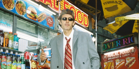 Turkish-German model and internet personality Tony Ozkan was seen wearing gold Ray-Ban RB 3832 001/31 sunglasses in New York City, shared through his Instagram post in April 2026.