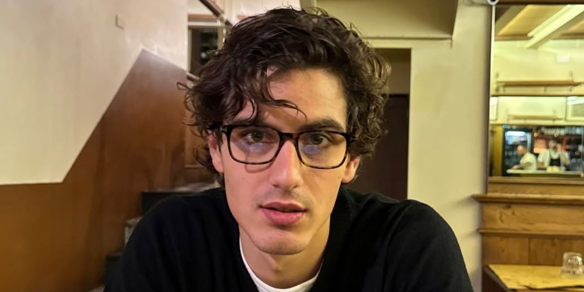 Turkish-German model and internet personality Tony Ozkan was seen wearing dark tortoiseshell Tom Ford TF5938-B 052 Blue Control rectangular optical glasses in Milan, Italy, shared through his Instagram post in February 2026.