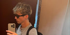 Troye Sivan is seen wearing Bottega Veneta BV1326S 001 sunglasses in his Instagram post