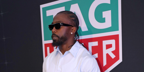 American football quarterback Tyrod Taylor of the New York Jets was seen wearing black Bottega Veneta BV1321S 001 sunglasses at the F1 Grand Prix of Miami 2025.