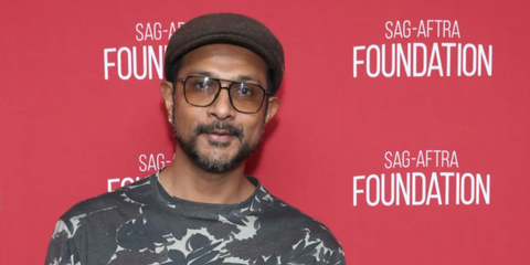 Actor and rapper Utkarsh Ambudkar was seen wearing black Tom Ford TF5665-B 001 Blue Control glasses with personalised/prescribed lenses at the SAG-AFTRA Foundation Conversations in Los Angeles, January 2025. Shop online now on Pretavoir