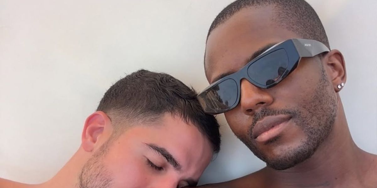 Television personality Vas J. Morgan was seen wearing black Prada PR B19S 16K08Z sunglasses in his Instagram post, September 2025.
