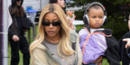 Victoria Monet was seen wearing black Dolce&Gabbana DG6187 501/87 rectangular sunglasses in her Instagram post