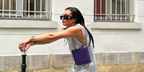 TikToker Victoria Paris was seen wearing black Gucci GG0811S 001 sunglasses in her Instagram post, September 2023.