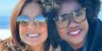 Viola Davis (right) is seen wearing Tom Ford Sabrina-02 TF764 01B sunglasses in her Instagram post