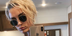 Model and actress Wallis Day was seen wearing gold Ray-Ban Round Metal 3447 001 sunglasses in her Twitter / X post in 2018.
