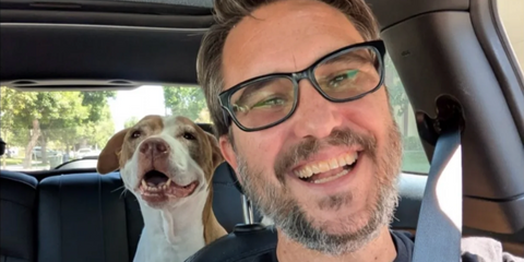 Actor Wil Wheaton was seen wearing black Ray-Ban RB 5268 5119 optical glasses in his Instagram post, July 2025. Shop online now on Pretavoir