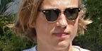 Actor William Moseley was seen wearing the iconic Ray-Ban Clubmaster 3016 W0365 Black sunglasses in 2012.