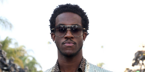 Digital creator and stylist Wisdom Kaye was seen wearing black and gold Dita Mach Five DRX 2087 A aviator sunglasses at the Vogue World: Hollywood 2025. Shop online now on Pretavoir