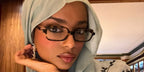 Wolfie Aziza was seen wearing tortoiseshell Miu Miu MU 11ZS 14L08N Blue Control rectangular optical glasses in her Instagram post