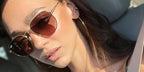 Belarusian model Zhenya Katava was seen wearing Ray-Ban Hexagonal RB 3548N 9202/AF Polarised sunglasses in her Instagram post, July 2022. Shop online now on Pretavoir