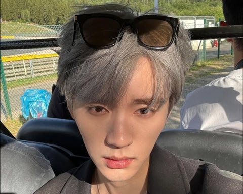 Chinese actor Zhou Yiran was seen wearing black Saint Laurent SL 711/K 001 Asian Fit sunglasses in his Instagram post, June 2024.