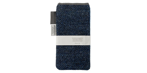 Amy Britton Sunset Harris Tweed Sunset Blue Soft Case