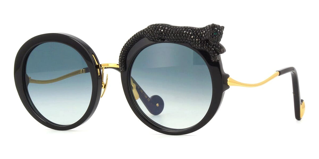 Anna-Karin Karlsson Rose et la Roue Crystal 2.0 Black Crystal Limited Edition Sunglasses