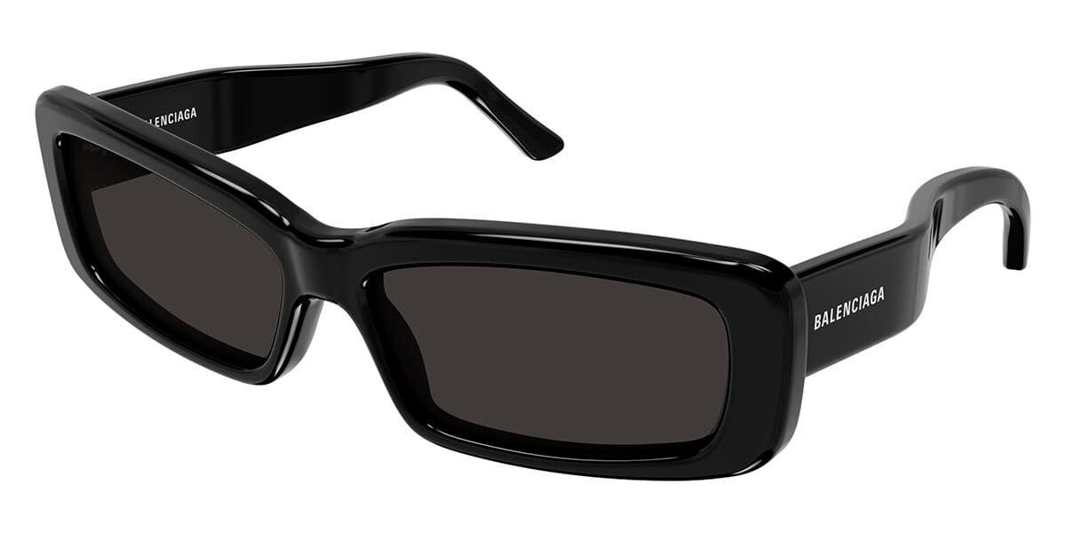 Balenciaga Black Rectangle Sunglasses
