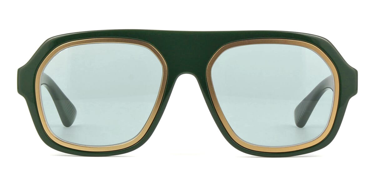 Bottega Veneta, Accessories, New Bottega Veneta Bv12s 002 Green Square  Unisex Sunglasses