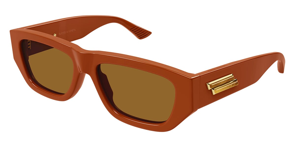 Orange square hot sale sunglasses