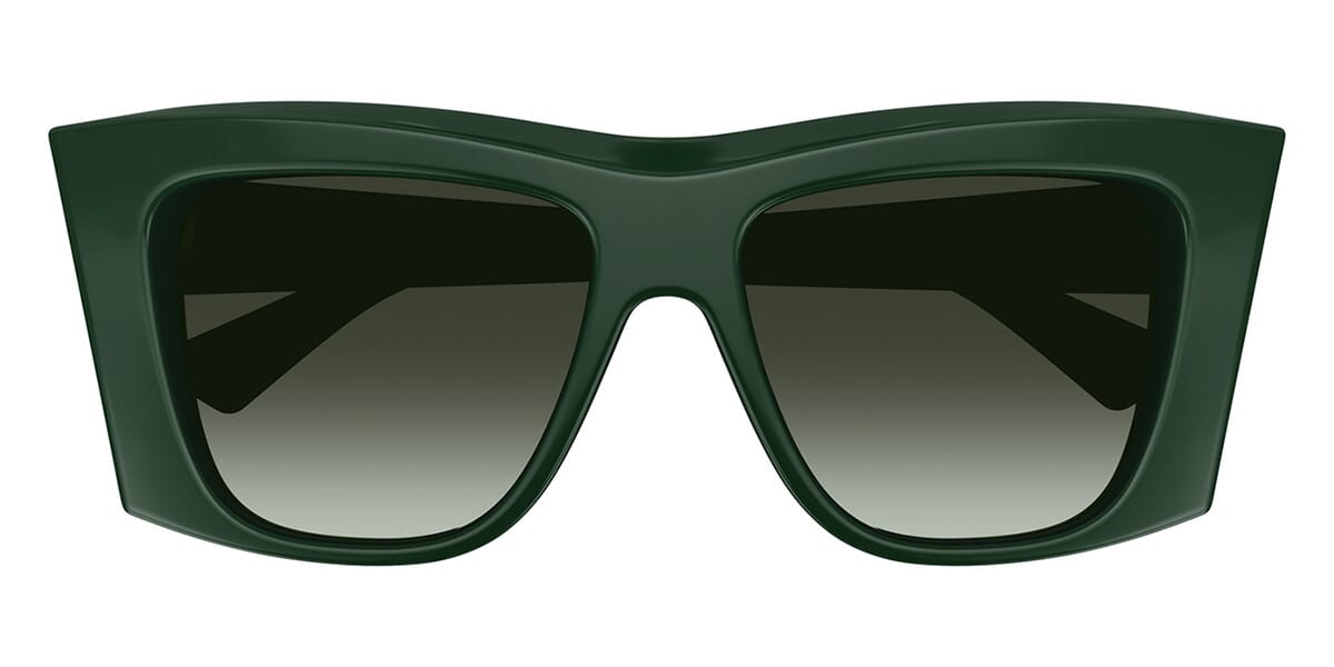 Bottega Veneta Silver Square Unisex Sunglasses BV0089SK 003 56 889652039770  - Sunglasses - Jomashop