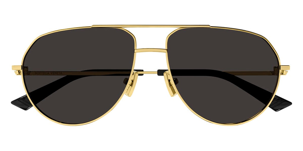 Final Price! Bottega Veneta BV1302S 001 Sunglasses New Bottega Veneta BV1302S 001 Gold/Grey 57-15-145  main image 3