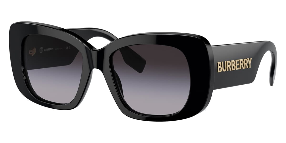 Burberry Black Frame Sunglasses with Tan Logo Case - Like New Amazon.com: Burberry BE4160 3433T3 Sunglasses Black  main image 3