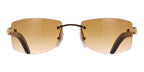 Cartier Buffalo Horn CT0017RS 001 7FA Sunglasses