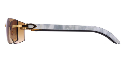 Cartier Buffalo Horn CT0017RS 001 7FA Sunglasses