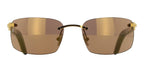 Cartier Buffalo Horn CT0046S 004 3JB Sunglasses