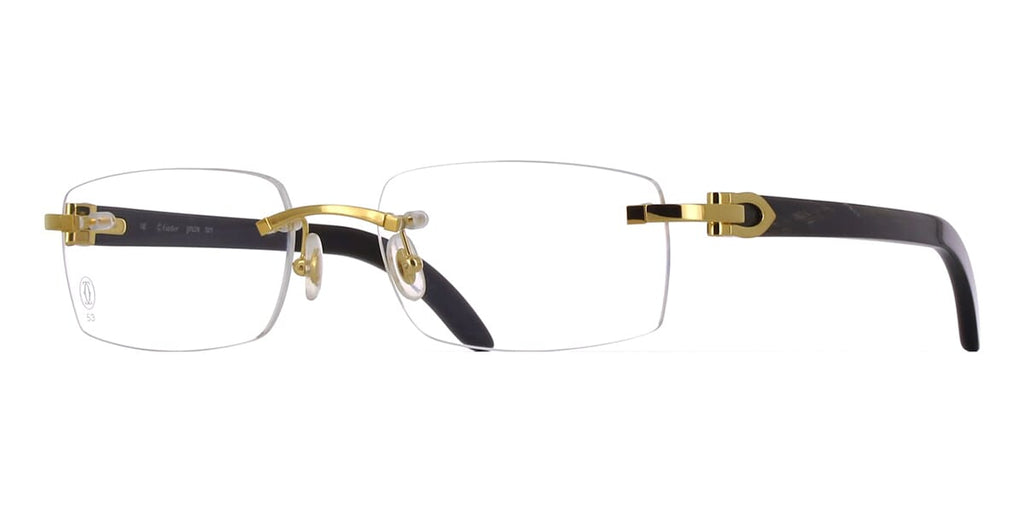Cartier Buffalo Horn CT0049O 001 1C1 Glasses