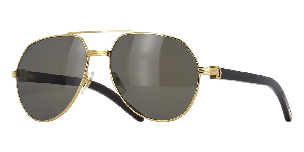 Cartier Buffalo Horn CT0272S 001 8CD Polarised Sunglasses