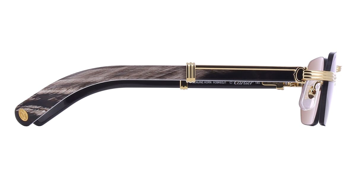 Cartier Buffalo Horn CT0362S 001 3J1 Sunglasses