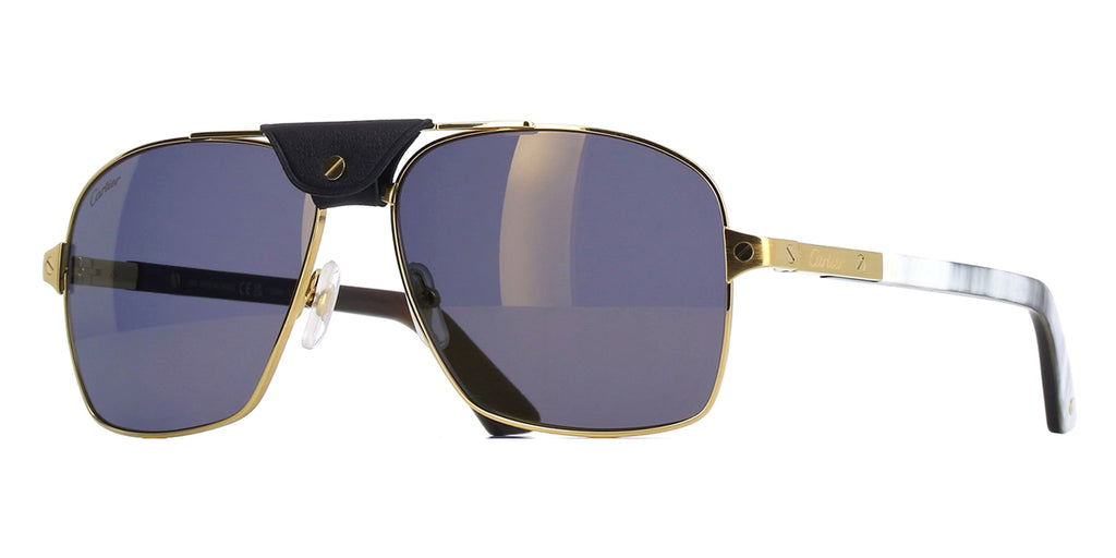 Cartier Buffalo Horn CT0389S 003 8JB Polarised