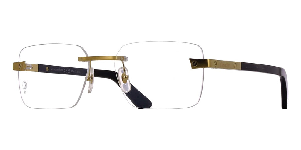 Cartier Buffalo Horn CT0411O 001 5GC Glasses