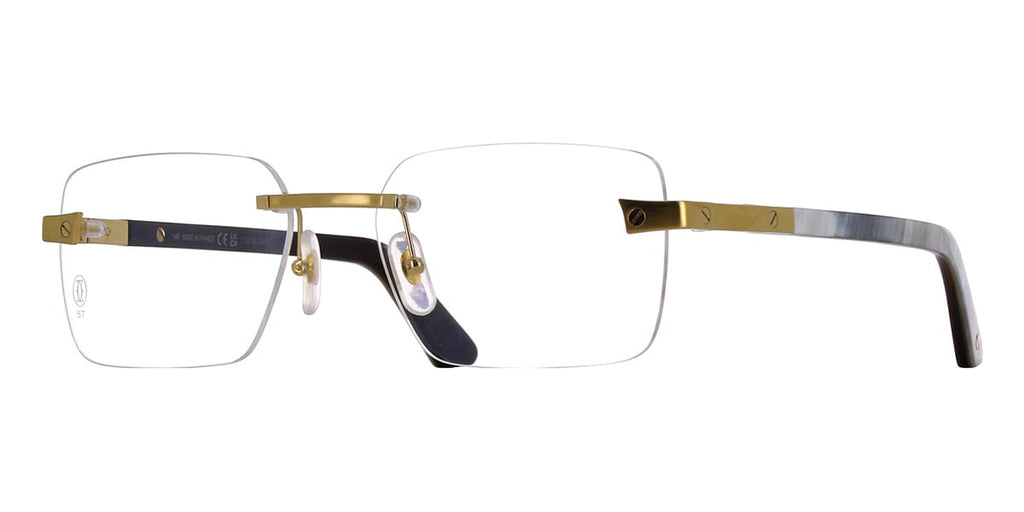 Cartier Buffalo Horn CT0411O 003 9LH Glasses